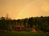 Regenbogen über der Mühle
